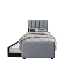 RUSSO 90 cm łóżko popielaty (4p1szt)