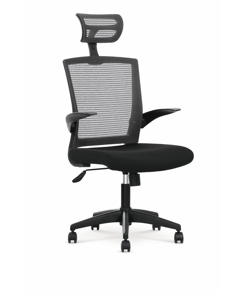 VALOR fotel pracowniczy czarno / popielaty VALOR fotel pracowniczy czarno / popielaty