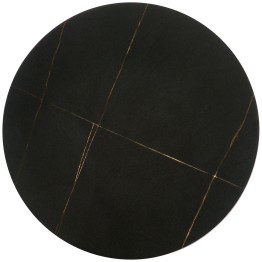 VERDE  ława czarny marmur / czarny (2p1szt)