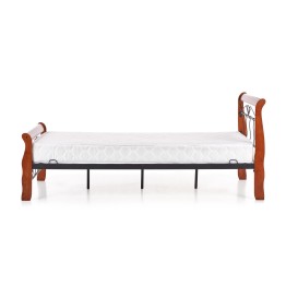 VERONICA łóżko 90 cm czereśnia ant./czarny (4p1szt.)