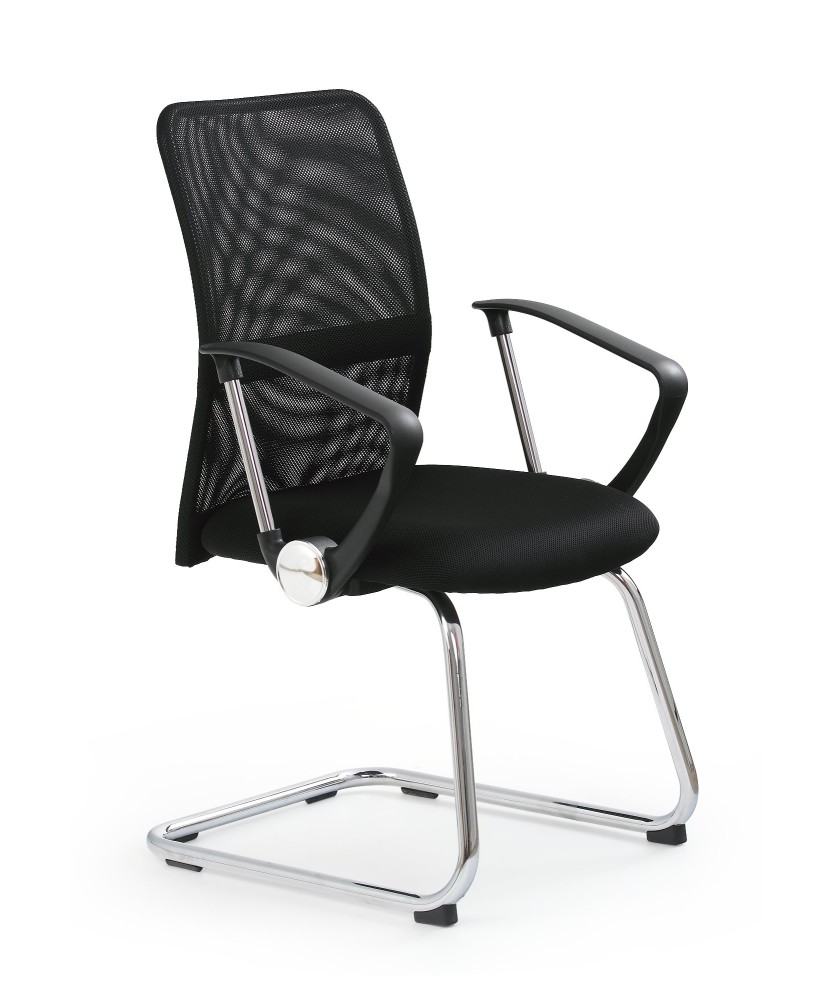 VIRE SKID fotel pracowniczy czarny VIRE SKID fotel pracowniczy czarny