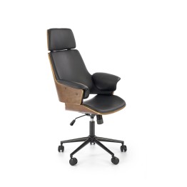 WEBER fotel gabinetowy orzechowy / czarny (1p1szt)