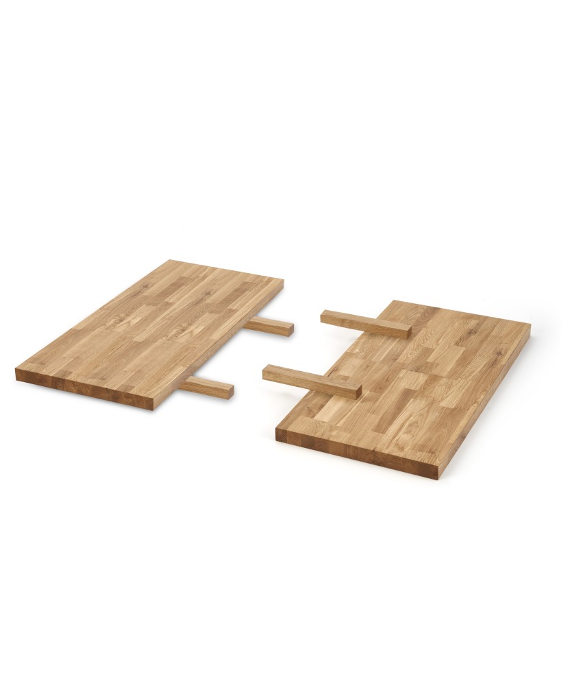 APEX & RADUS - przedłużka blatu 90x45 cm drewno lite - dębowe kolor: dąb naturalny (1p1kpl) APEX & RADUS - przedłużka blatu 90x45 cm drewno lite - dębowe kolor: dąb naturalny (1p1kpl)