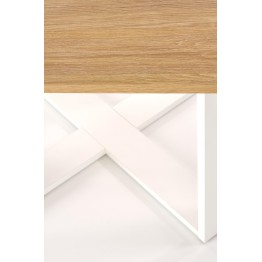 CROSS ława kolor dąb złoty/biały (1p1szt)