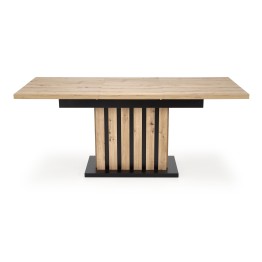 LAMELLO stół rozkładany 130-180/80 cm dąb artisan/czarny (2p1szt)