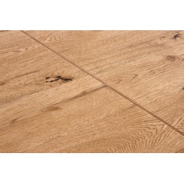 MASSIVE stół rozkładany 160-250x90x77 cm jasny dąb/czarny (2p1szt)