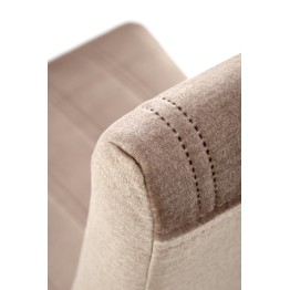 DIEGO 3 krzesło dąb miodowy / tap. velvet pikowany Pasy - MONOLITH 09 (j. brąz) (1p2szt)