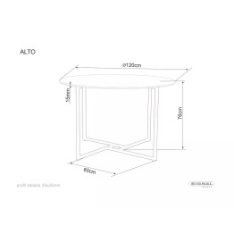 Stół Alto - ALTODC