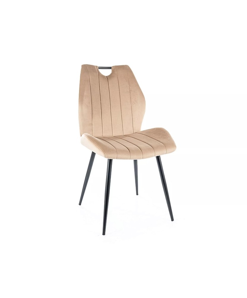 Krzesło Arco Velvet - ARCOVCBE Krzesło Arco Velvet - ARCOVCBE