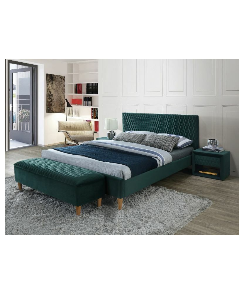 Łóżko Azurro Velvet - AZURROV180ZD Łóżko Azurro Velvet - AZURROV180ZD