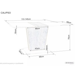 Stół Calipso IN - CALIPSOBMSZ110IN