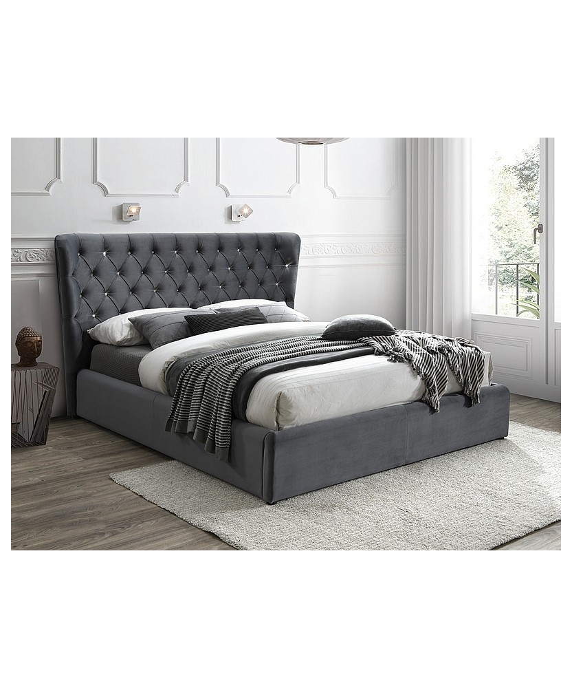 Łóżko Carven Velvet - CARVENV160SZ Łóżko Carven Velvet - CARVENV160SZ