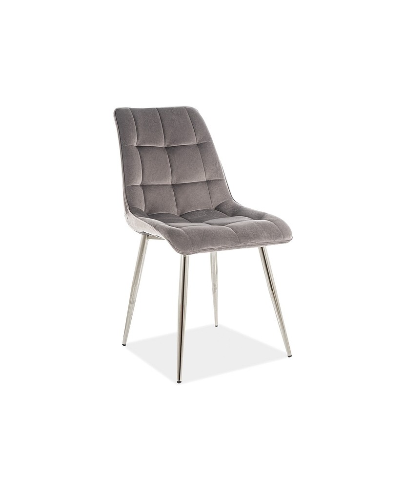 Krzesło Chic Chrom Velvet - CHICVCHSZ Krzesło Chic Chrom Velvet - CHICVCHSZ