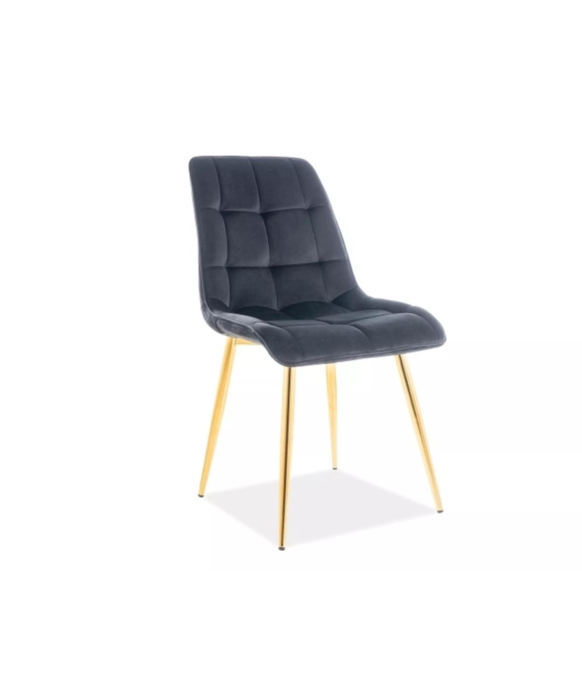 Krzesło Chic Złoty Velvet - CHICVZLC Krzesło Chic Złoty Velvet - CHICVZLC