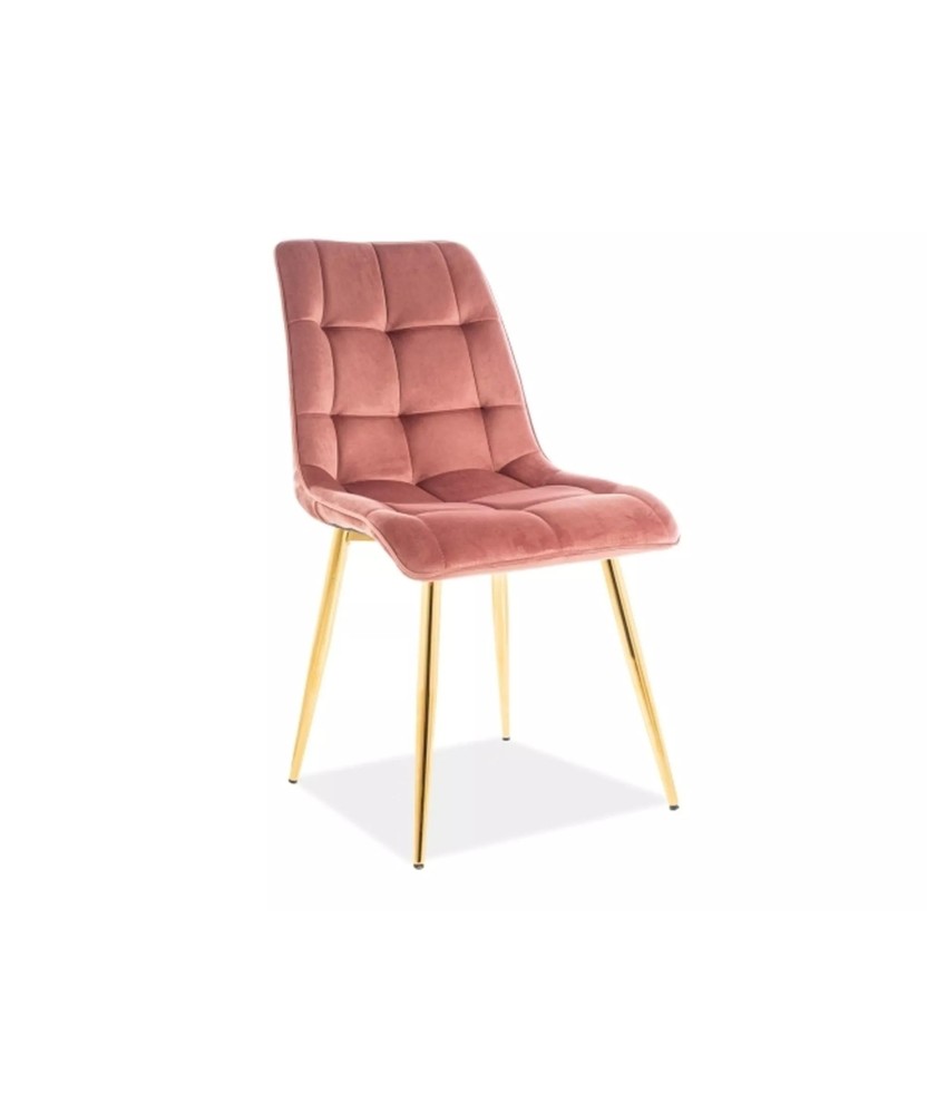 Krzesło Chic Złoty Velvet - CHICVZLRA Krzesło Chic Złoty Velvet - CHICVZLRA