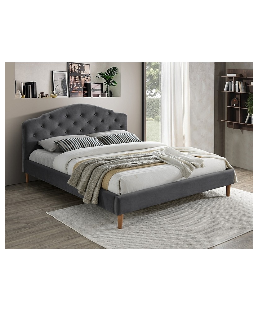 Łóżko Chloe Velvet - CHLOEV160SZD Łóżko Chloe Velvet - CHLOEV160SZD