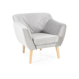 Fotel Karo 1 Velvet buk - KARO1V03BU