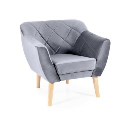 Fotel Karo 1 Velvet buk - KARO1V14BU