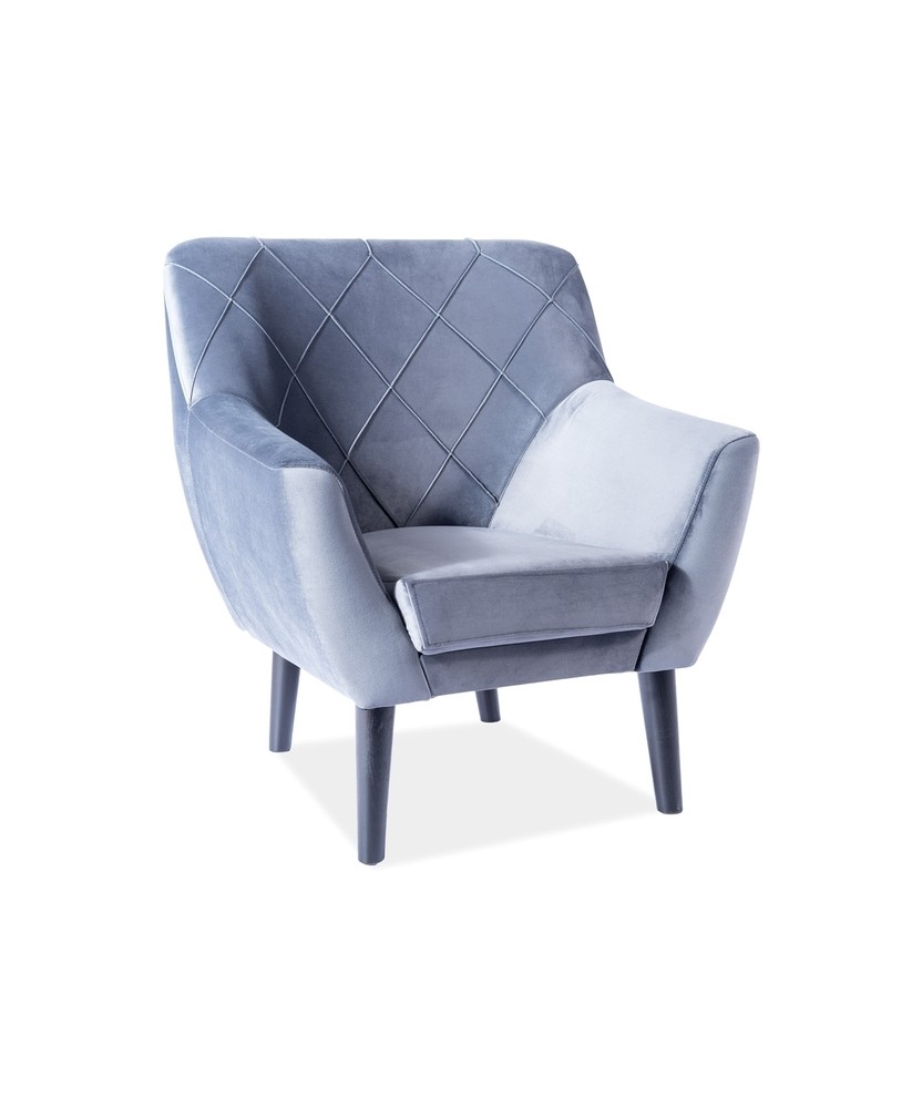 Fotel Kier 1 Velvet wenge - KIER1V14W Fotel Kier 1 Velvet wenge - KIER1V14W