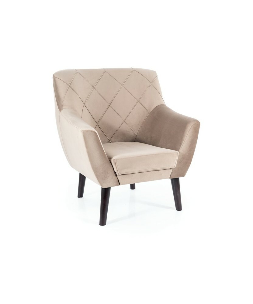 Fotel Kier 1 Velvet wenge - KIER1V40W Fotel Kier 1 Velvet wenge - KIER1V40W