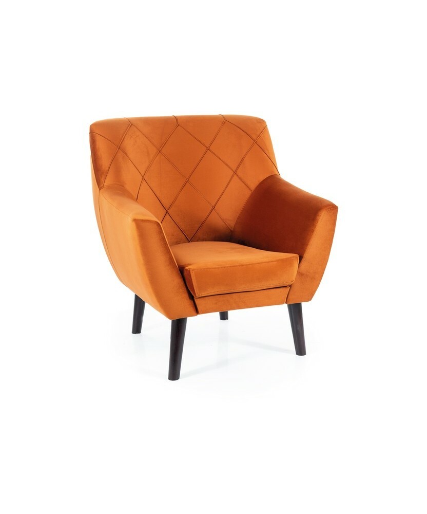 Fotel Kier 1 Velvet wenge - KIER1V4215W Fotel Kier 1 Velvet wenge - KIER1V4215W