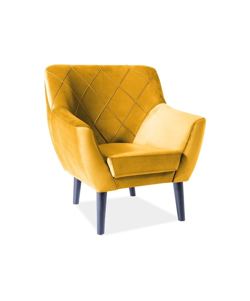Fotel Kier 1 Velvet wenge - KIER1V68W Fotel Kier 1 Velvet wenge - KIER1V68W