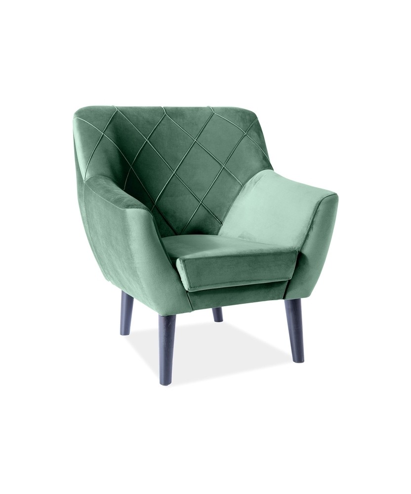 Fotel Kier 1 Velvet wenge - KIER1V78W Fotel Kier 1 Velvet wenge - KIER1V78W