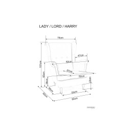 Fotel Lady Velvet - LADYV19