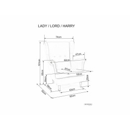 Fotel Lady Velvet - LADYV52