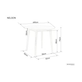 Stół Nelson - NELSONDM90