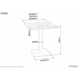 Stół Puro - PURODC70