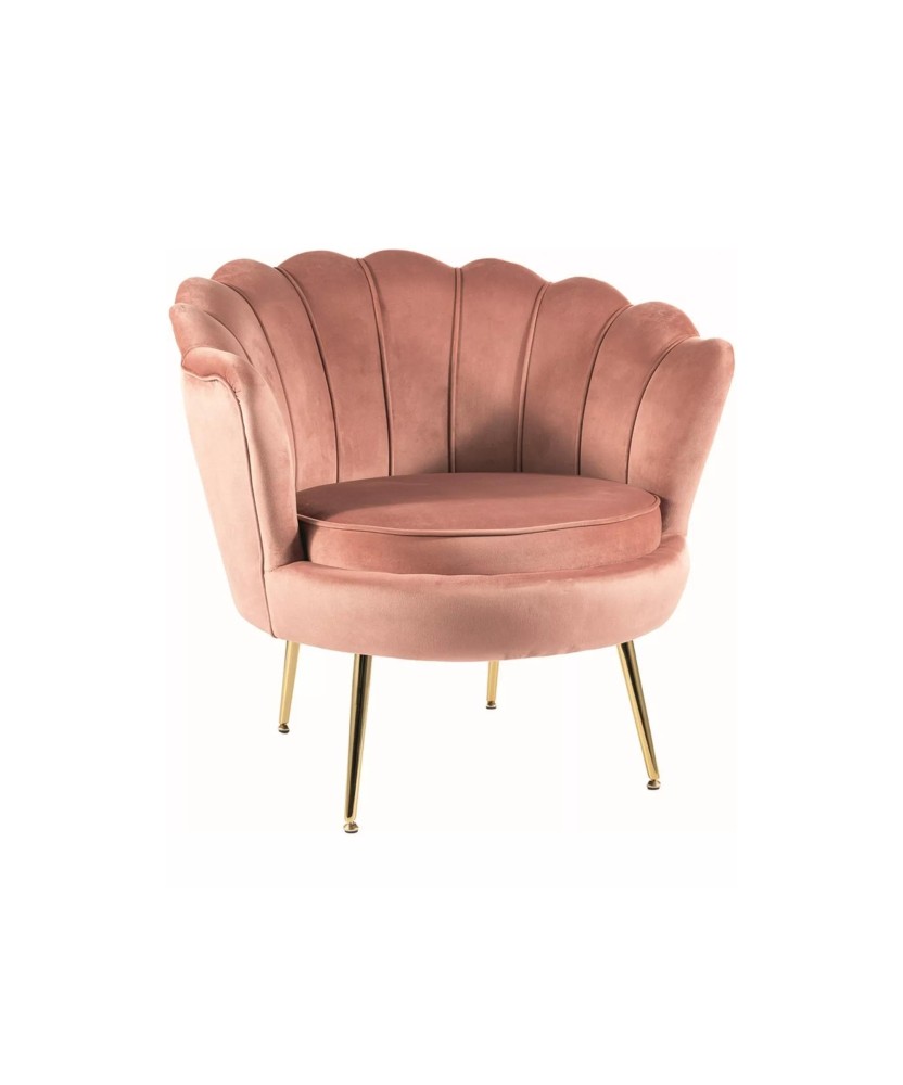 Fotel Camellia 1 Velvet - CAMELLIAV1RAZL Fotel Camellia 1 Velvet - CAMELLIAV1RAZL