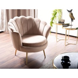 Fotel Camellia 1 Velvet - CAMELLIAV1BEZL