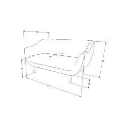 Sofa Elite 2 Velvet - ELITE2V14SZ