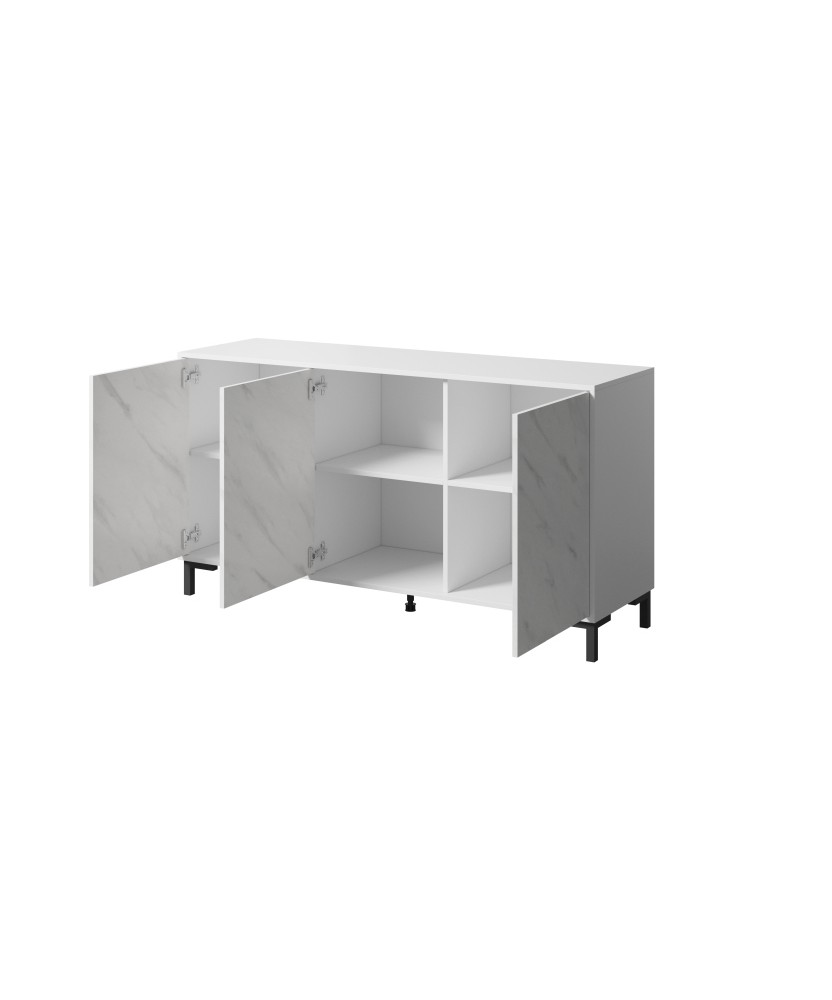 MARMO komoda KOM150/3D biały MARMO komoda KOM150/3D biały