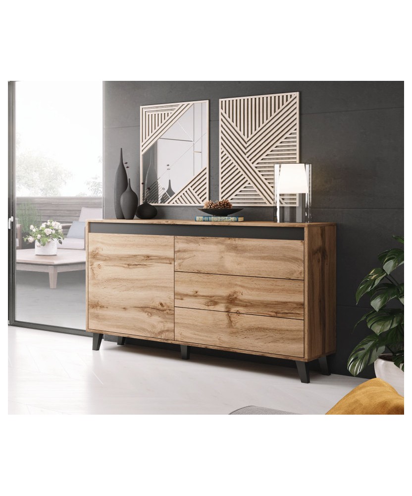 NORD KOMODA DAB WOTAN/ANTRACYT NORD KOMODA DAB WOTAN/ANTRACYT