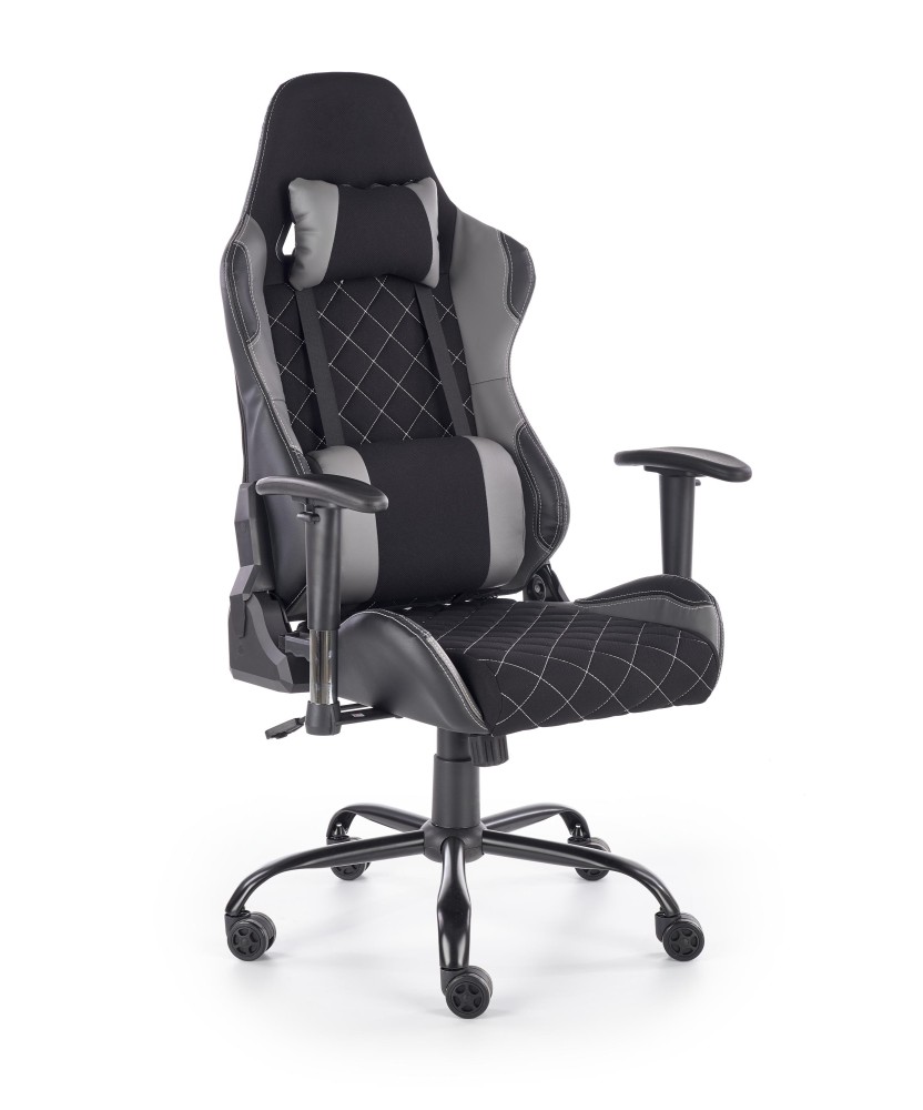 DRAKE fotel gabinetowy czarny / popielaty DRAKE fotel gabinetowy czarny / popielaty