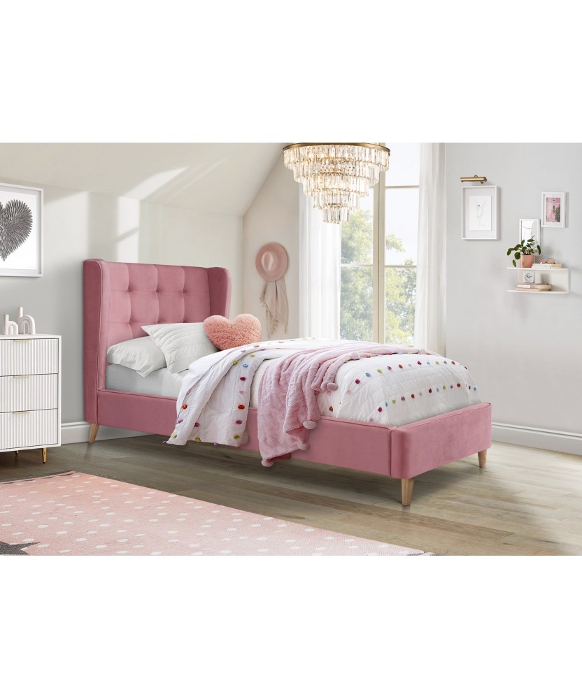 ESTELLA 90 cm łóżko różowy (4p1szt) ESTELLA 90 cm łóżko różowy (4p1szt)
