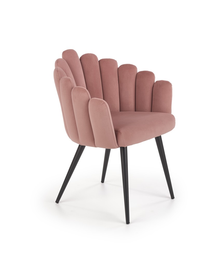 K410 krzesło różowy velvet (1p1szt) K410 krzesło różowy velvet (1p1szt)