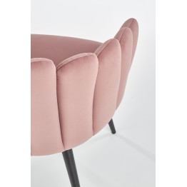K410 krzesło różowy velvet (1p1szt)