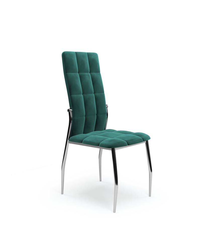 K416 krzesło ciemny zielony velvet (1p4szt) K416 krzesło ciemny zielony velvet (1p4szt)