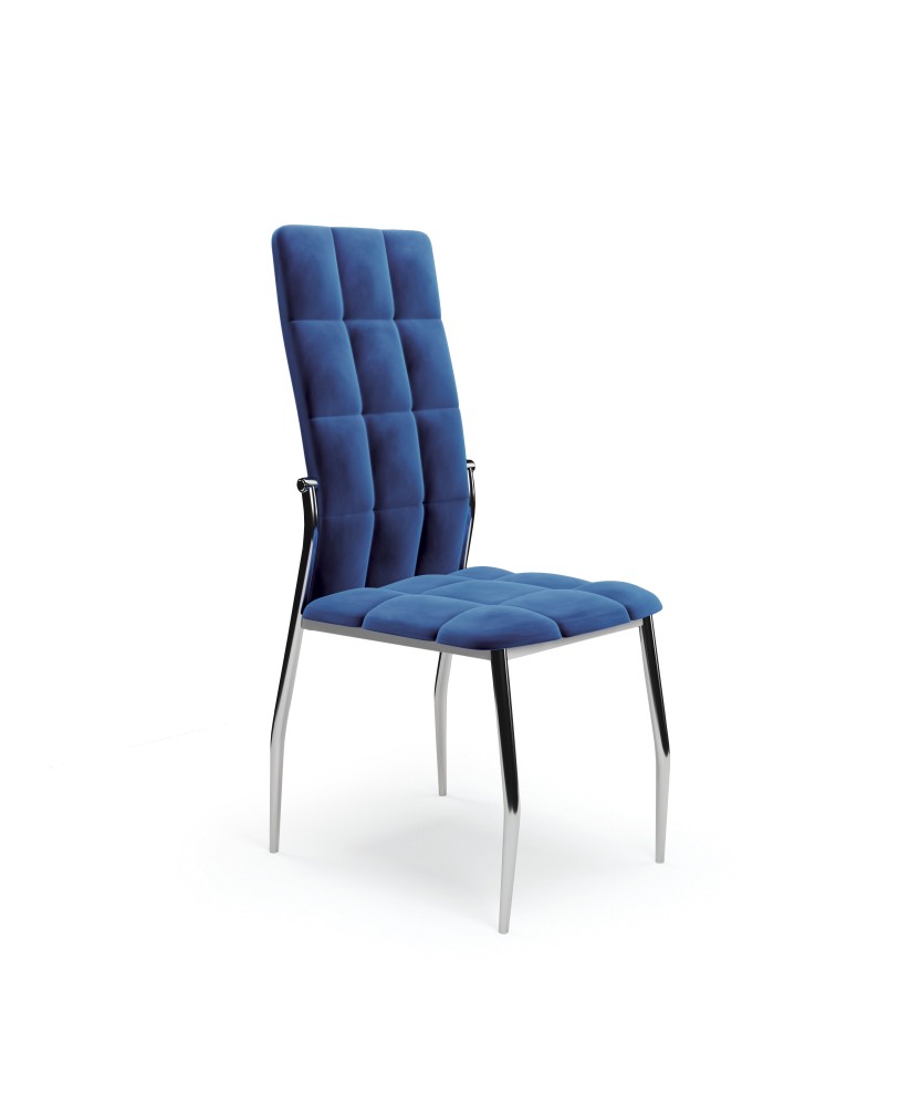 K416 krzesło granatowy velvet (1p4szt) K416 krzesło granatowy velvet (1p4szt)
