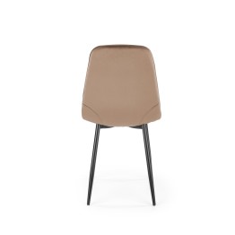 K417 krzesło beżowy velvet (1p4szt)