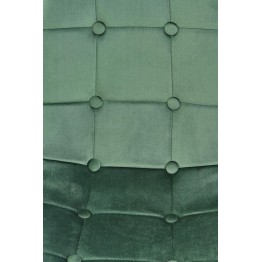 K417 krzesło ciemny zielony velvet (1p4szt)