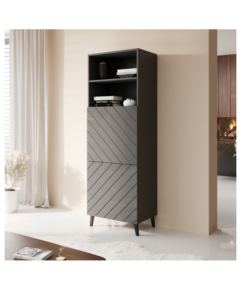 ABETO WITRYNA 60 grafit mat/ grafit połysk ABETO WITRYNA 60 grafit mat/ grafit połysk