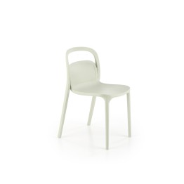 K490 krzesło plastik miętowy(1p4szt)